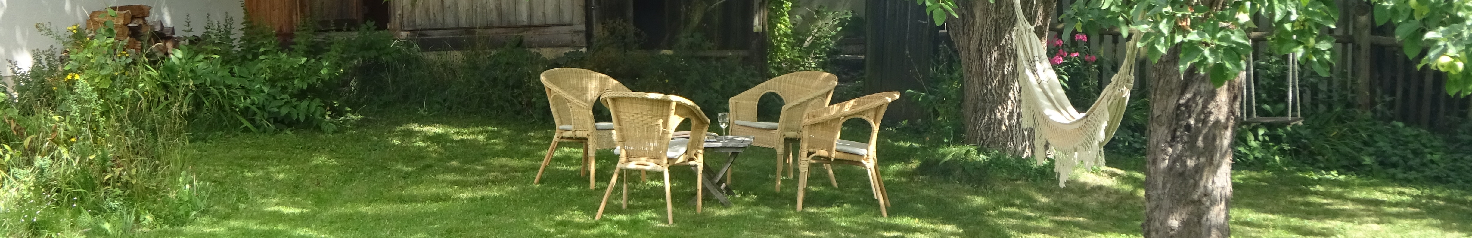 ruhiger Sommer im Garten in Geras